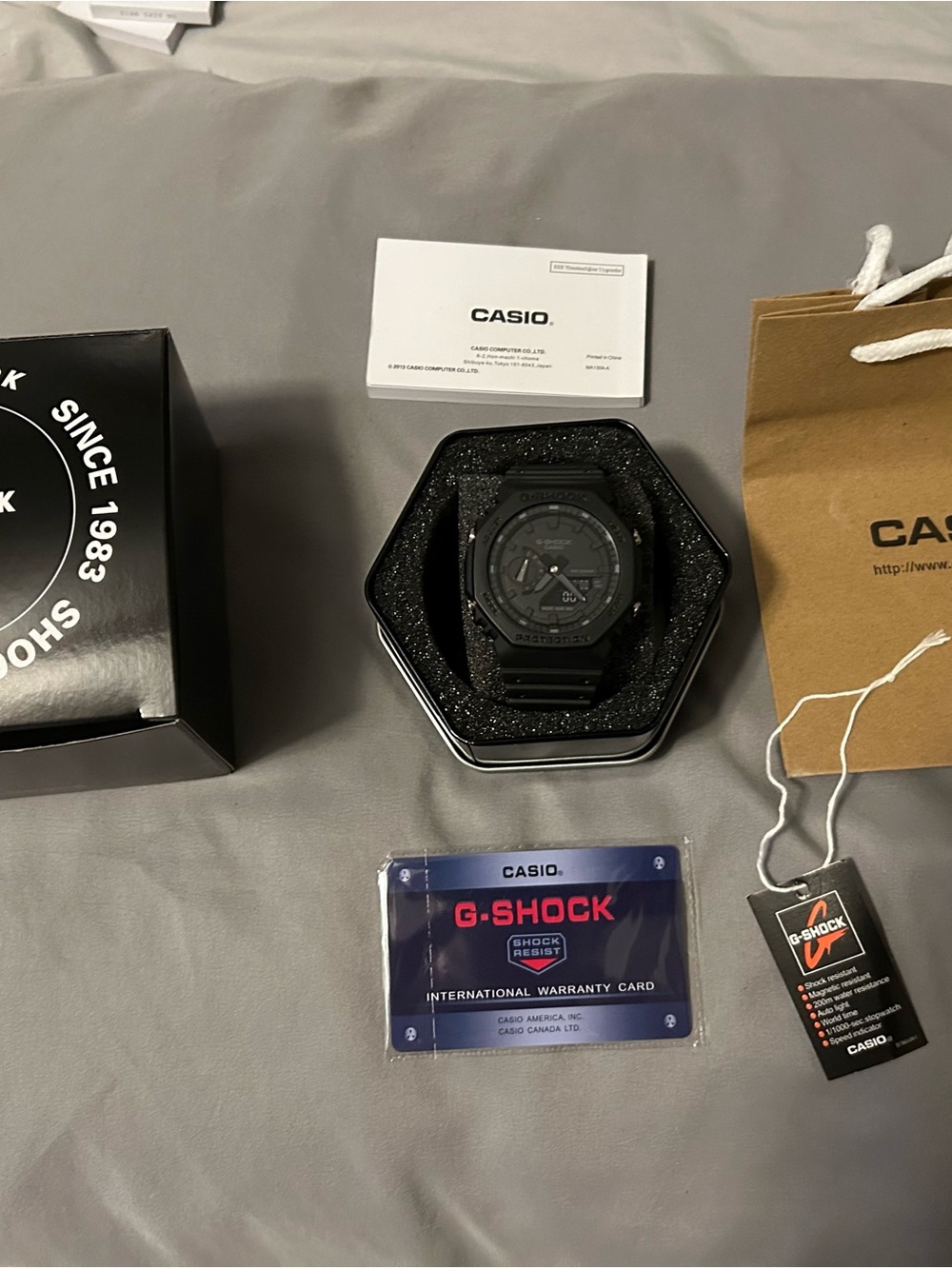 VIDEO INCLUDED Casio G-Shock Men's All Black Watch